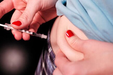 Las inyecciones de insulina como el método principal para el tratamiento de la diabetes tipo 1